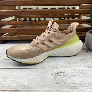 Adidas UltraBoost 21 Beige RIGHT shoe only Amputee Mens 11.5  ***RIGHT shoe ONLY